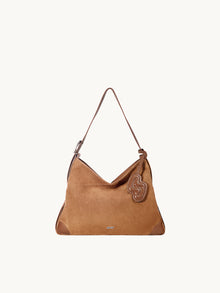 SURE SURE CROISSANT Medium Shoulder Bag - Mocha Brown