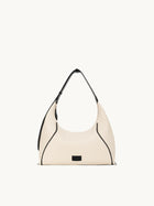 FOO FOO CANVAS Large Shoulder Bag - Beige