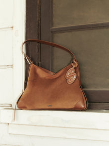 SURE SURE CROISSANT Medium Shoulder Bag - Mocha Brown