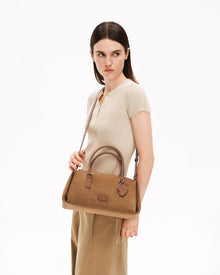 PINCH PILLOW Medium Handbag - Mocha Brown