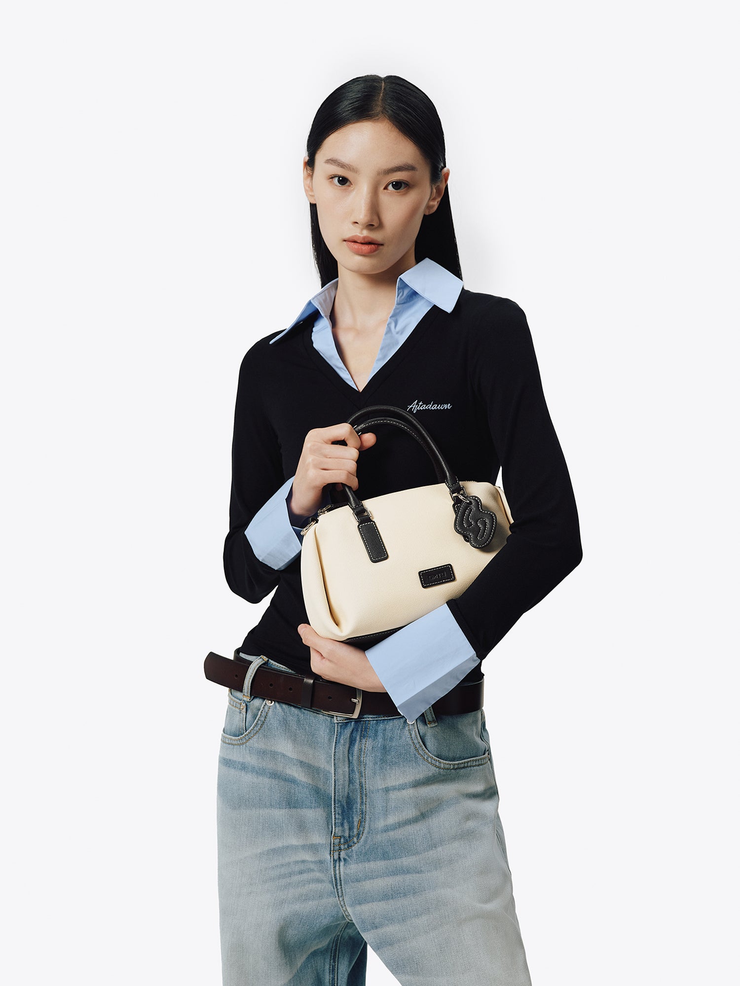 FOO FOO OATS Regular Handbag - Beige