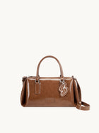 PINCH PILLOW Small Handbag - Cocoa Brown