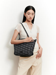 MONOGRAM 5.0 LOOP Medium Tote Bag - Black