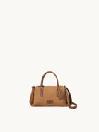 PINCH PILLOW Small Handbag - Mocha Brown
