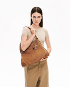 SURE SURE CROISSANT Medium Shoulder Bag - Mocha Brown