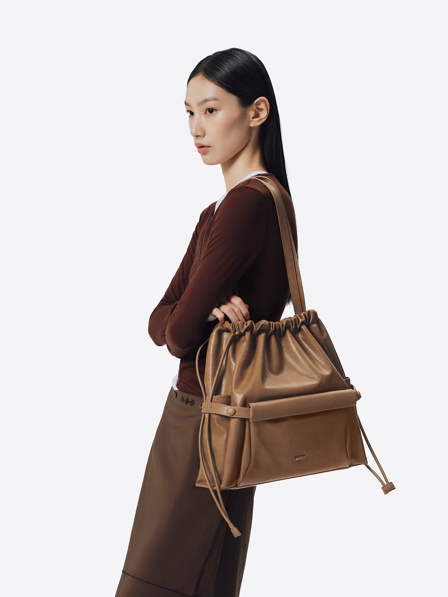 JuanJuan Regular Shoulder Bag - Hazel Brown