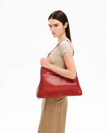 SURE SURE CROISSANT Medium Shoulder Bag - Burgundy Red