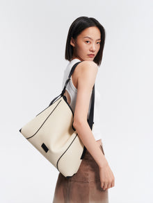 FOO FOO SOFT Large Shoulder Bag - Beige