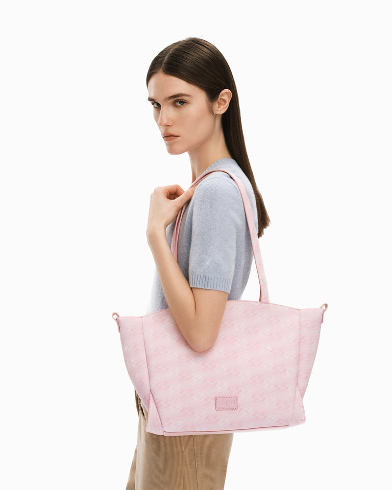 MONOGRAM 5.0 LOOP Medium Tote Bag - Cream Pink