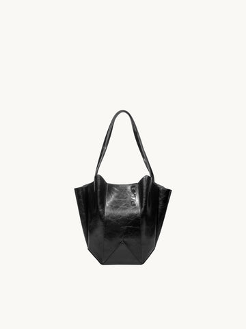 CRISPY PETAL Regular Tote Bag - Black