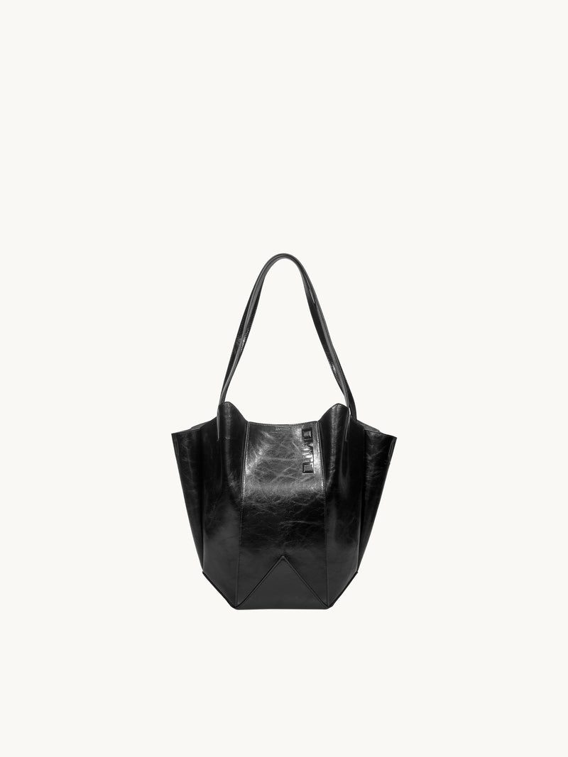 CRISPY PETAL Regular Tote Bag - Black
