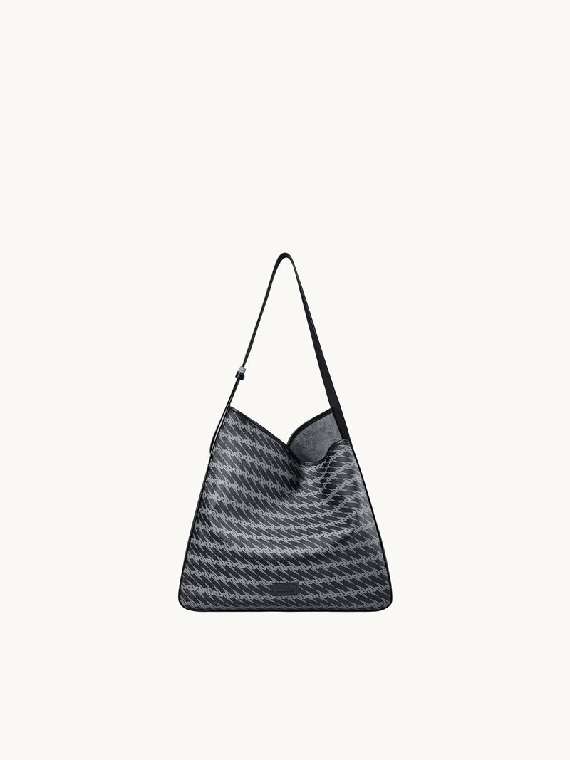 MONOGRAM 3.0 SOFT LOOP Large Shoulder Bag - Black