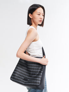 MONOGRAM 3.0 SOFT LOOP Large Shoulder Bag - Black