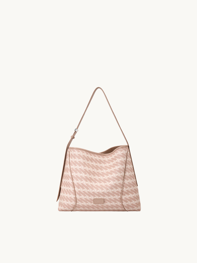 MONOGRAM 3.0 LOOP Large Shoulder Bag - Peach Pink