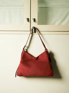 SURE SURE CROISSANT Medium Shoulder Bag - Velvet Red