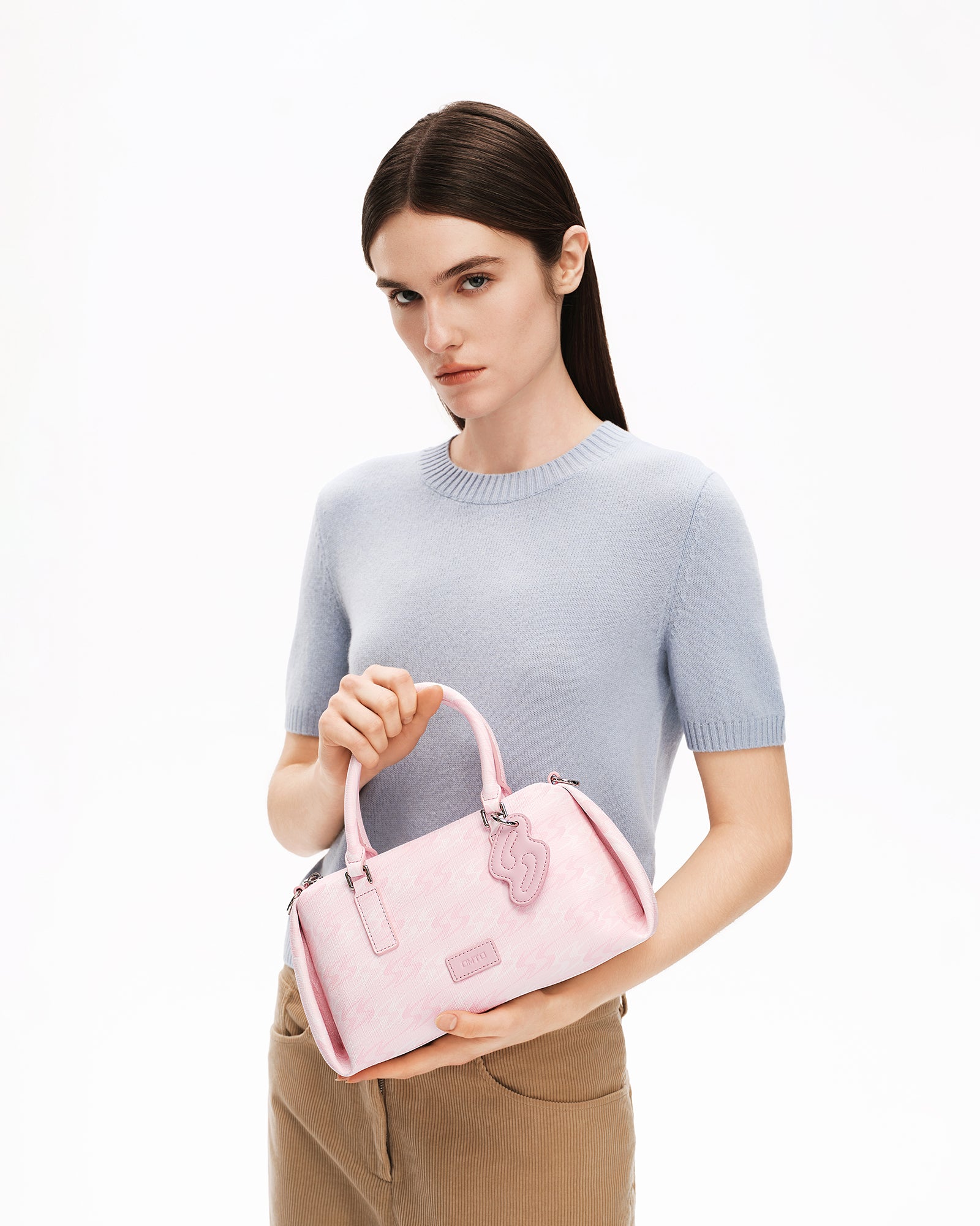 MONOGRAM 5.0 LOOP Regular Handbag - Cream Pink