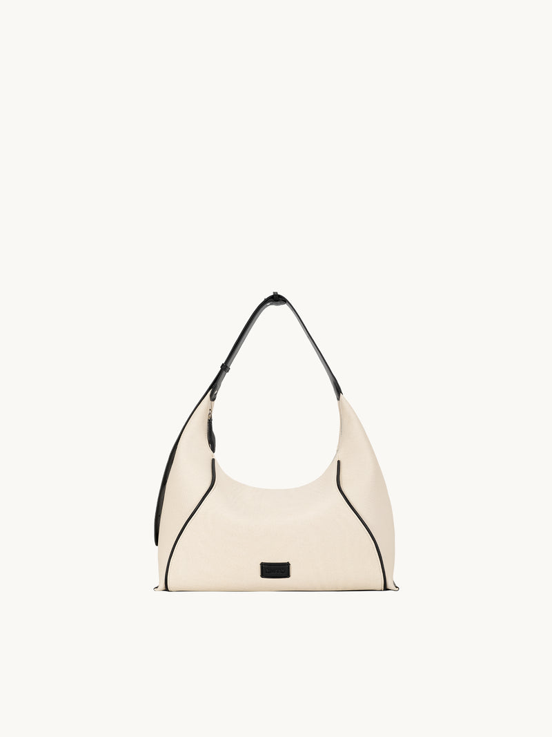 FOO FOO CANVAS Small Shoulder Bag - Beige
