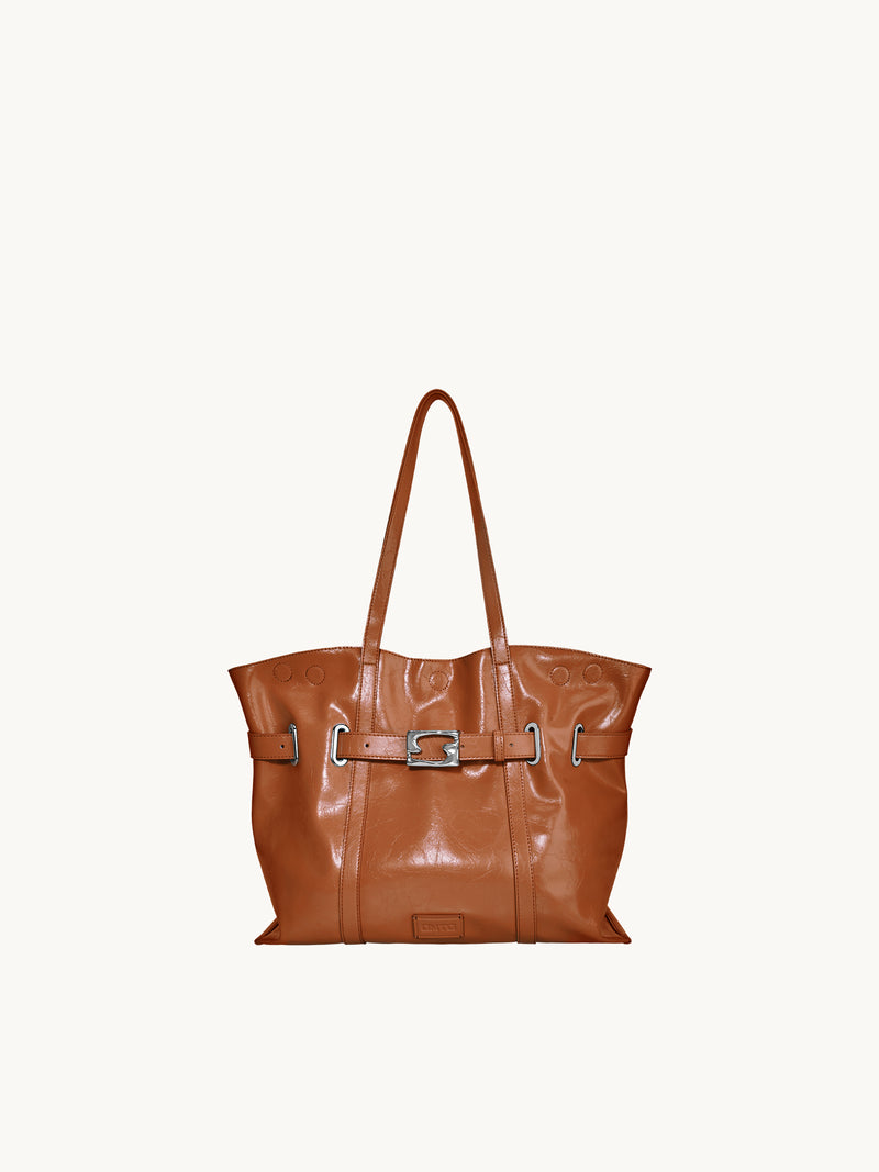DUMPLING Regular Tote Bag - Brown