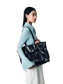 DUMPLING Regular Tote Bag - Black