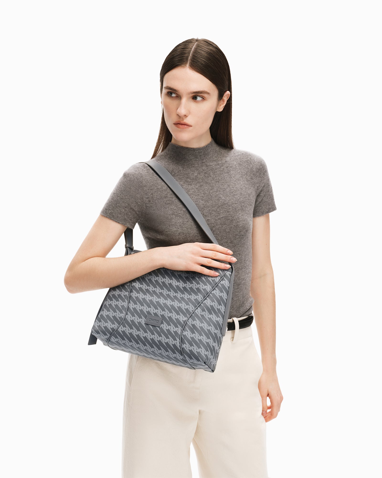 MONOGRAM 3.0 LOOP Small Shoulder Bag - Grey