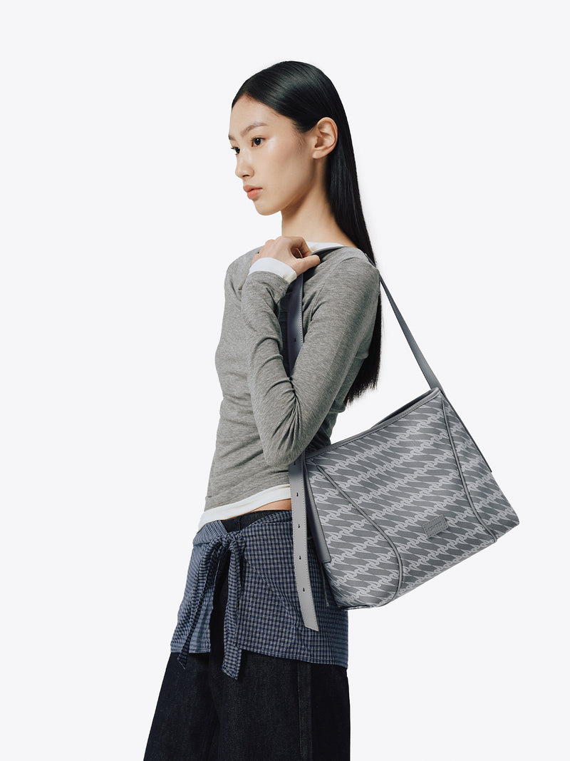 MONOGRAM 3.0 LOOP Small Shoulder Bag - Grey