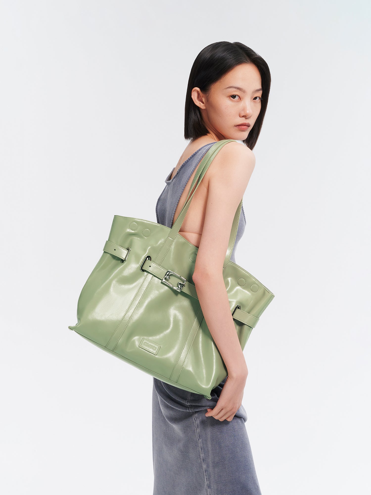 DUMPLING Regular Tote Bag - Green
