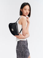 GEMINI Small Shoulder Bag - Black