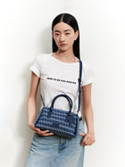 MONOGRAM 5.0 LOOP Regular Handbag - Denim Blue