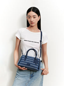 MONOGRAM 5.0 LOOP Regular Handbag - Denim Blue