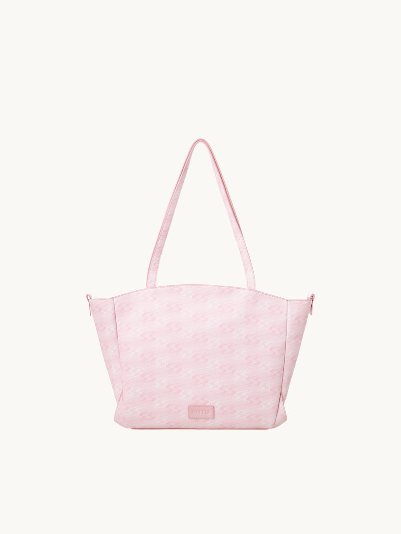 MONOGRAM 5.0 LOOP Medium Tote Bag - Cream Pink