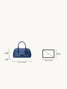 MONOGRAM 5.0 LOOP Regular Handbag - Denim Blue