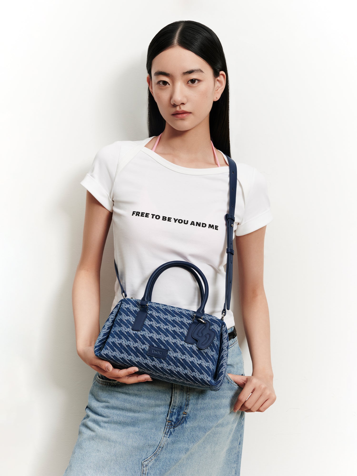 MONOGRAM 5.0 LOOP Regular Handbag - Denim Blue