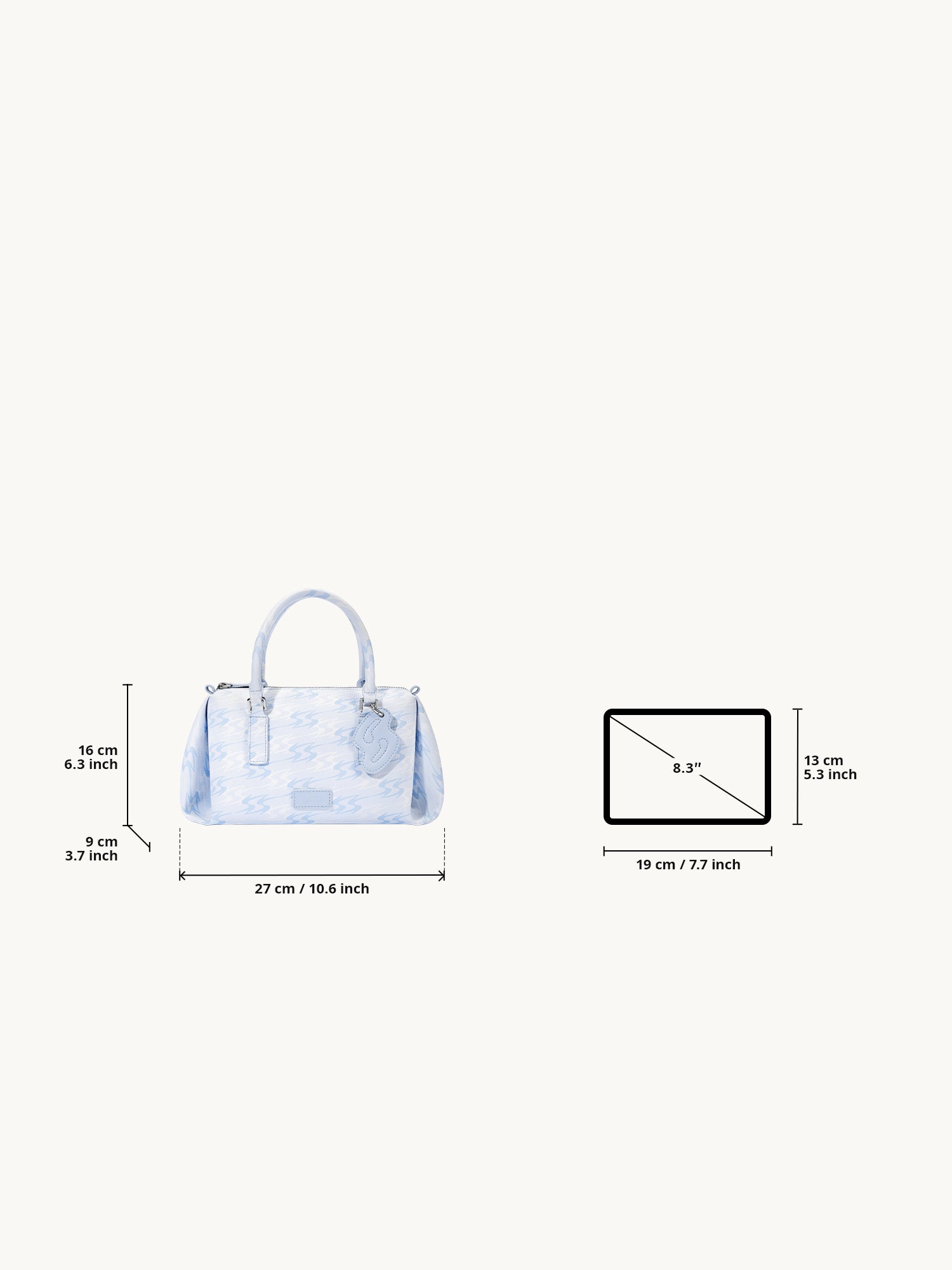 MONOGRAM 5.0 LOOP Regular Handbag - Ocean Blue