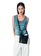 CRISPY PETAL Regular Handbag - Black