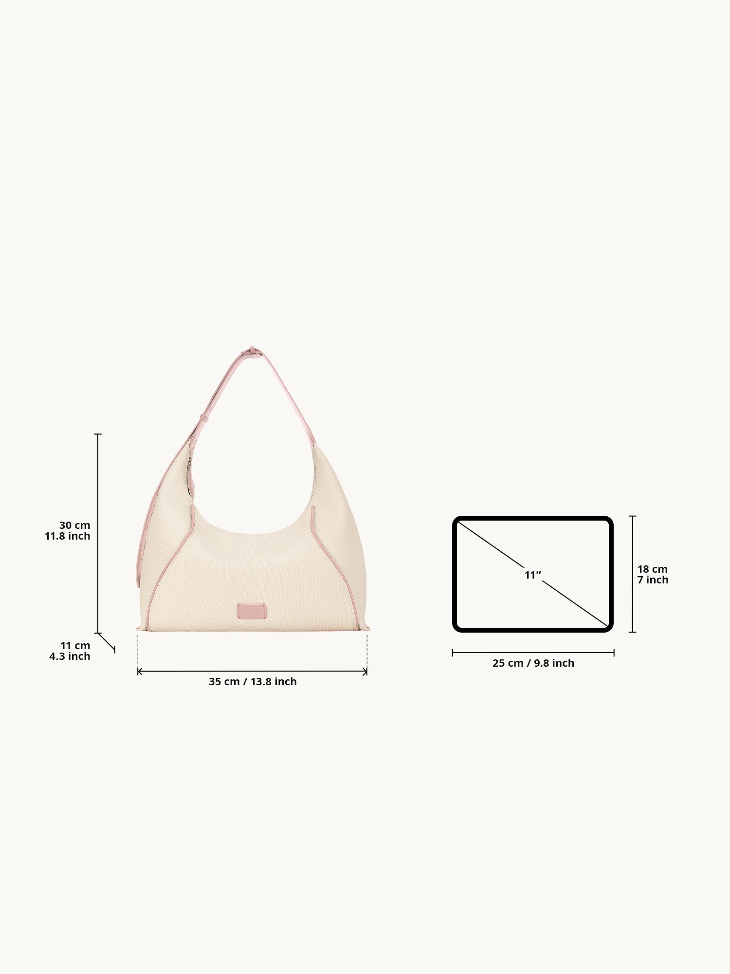 FOO FOO CANVAS Small Shoulder Bag - Pink