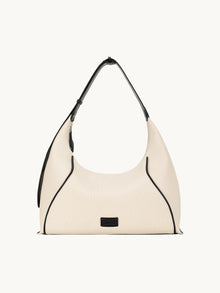 FOO FOO CANVAS Large Shoulder Bag - Beige