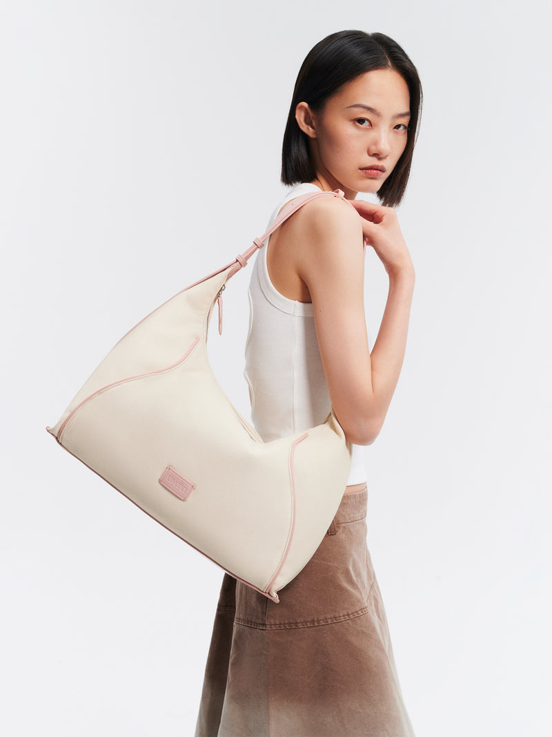 FOO FOO CANVAS Large Shoulder Bag - Pink