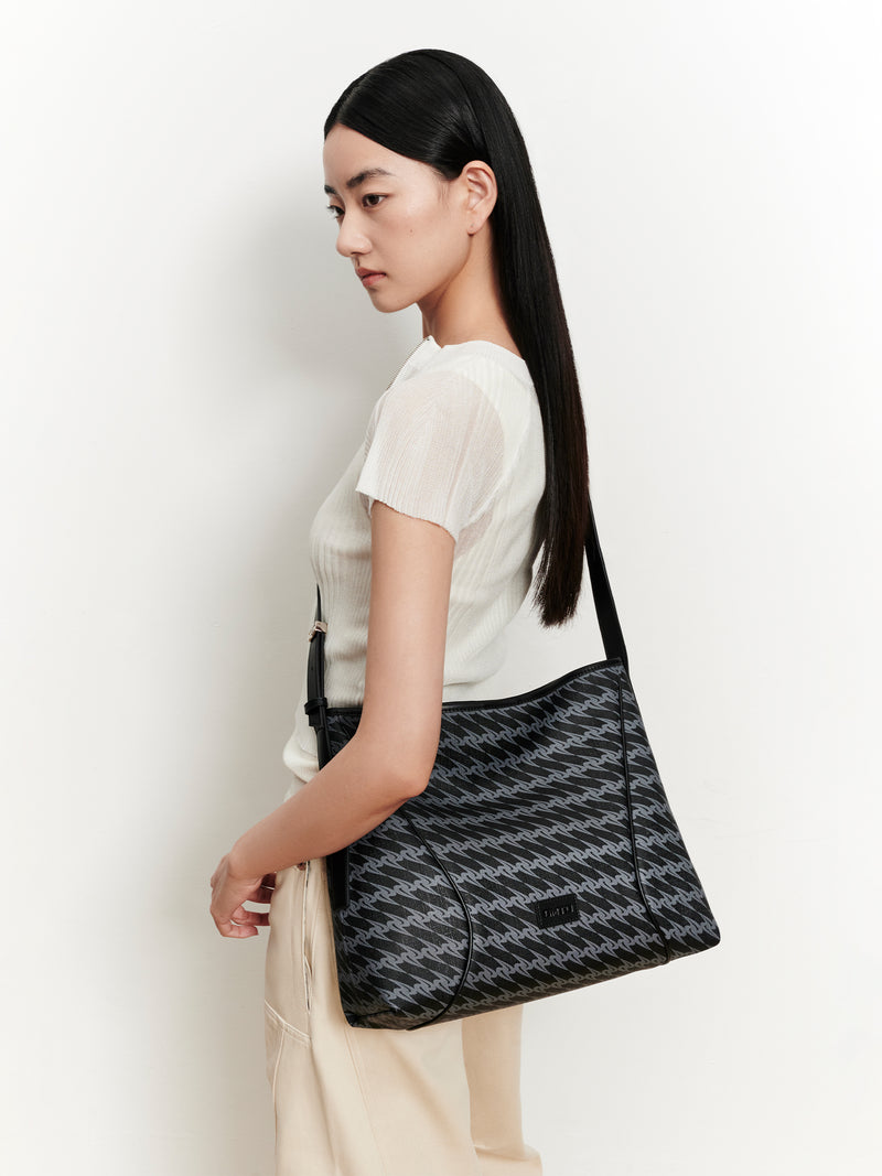 MONOGRAM 3.0 LOOP Large Shoulder Bag - Black