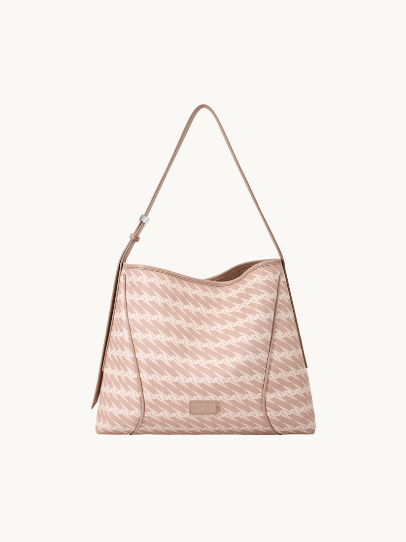 MONOGRAM 3.0 LOOP Large Shoulder Bag - Peach Pink