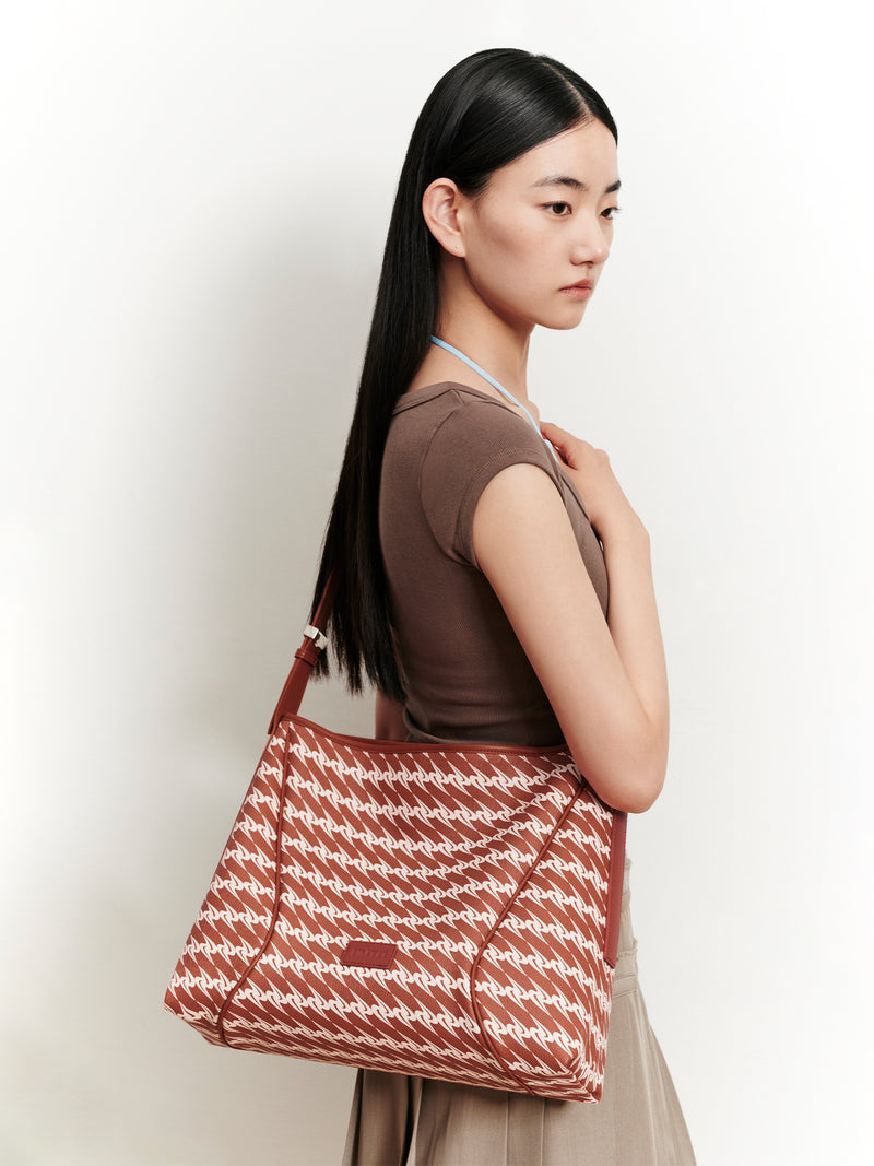 MONOGRAM 3.0 LOOP Large Shoulder Bag - Red