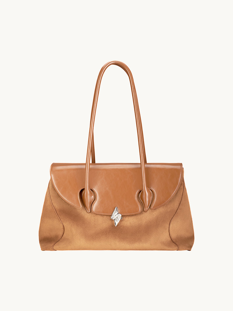 URBAN WANDERING Regular Shoulder Bag - Brown