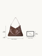 SURE SURE CROISSANT Medium Shoulder Bag - Cocoa Brown