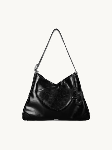 SURE SURE CROISSANT Medium Shoulder Bag - Black