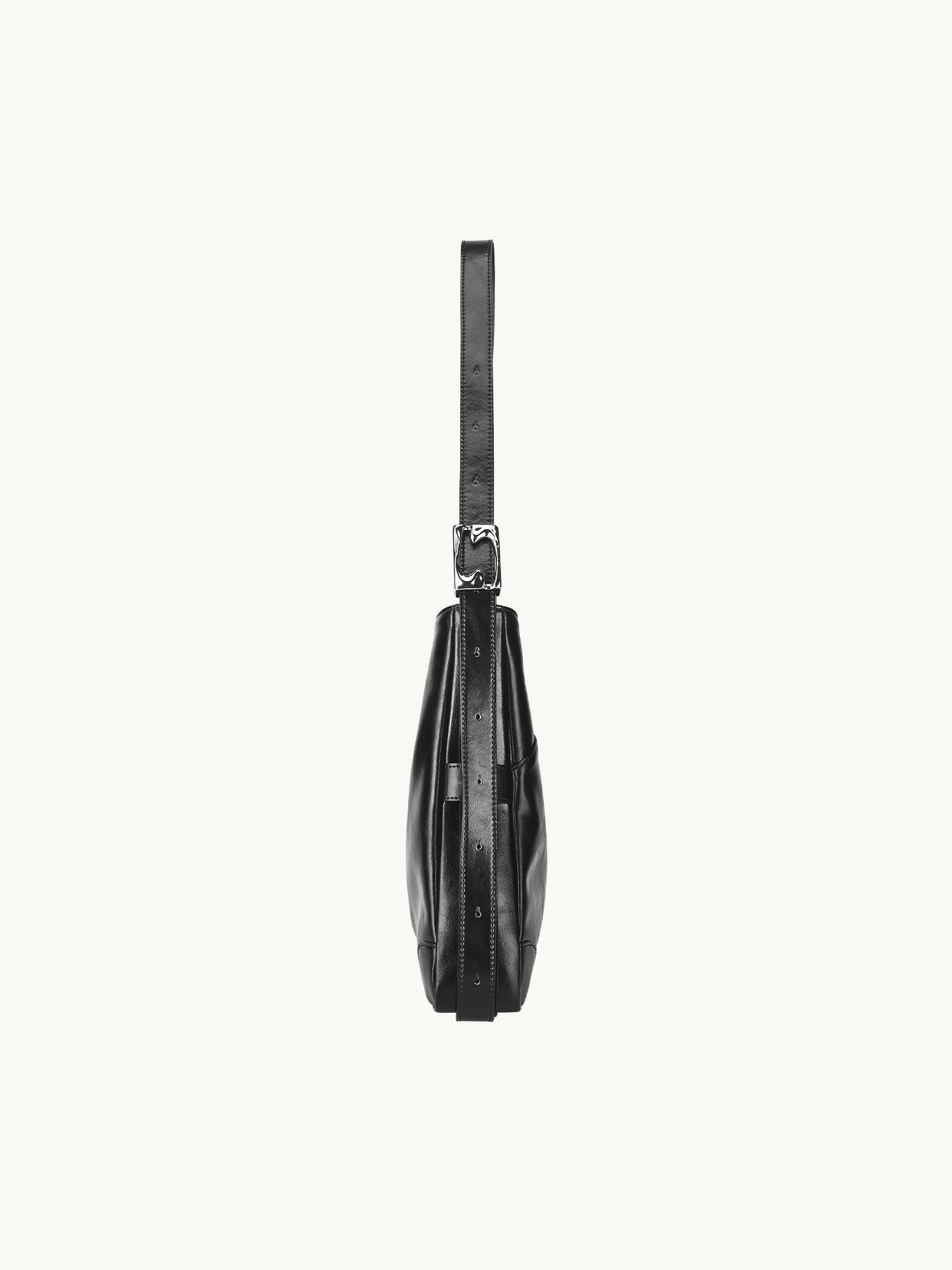 SURE SURE CROISSANT Medium Shoulder Bag - Black