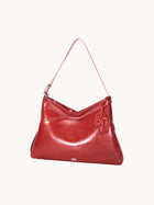 SURE SURE CROISSANT Medium Shoulder Bag - Burgundy Red