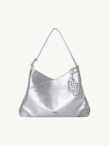 SURE SURE CROISSANT Medium Shoulder Bag - Silver