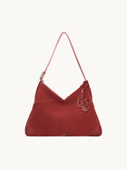 SURE SURE CROISSANT Medium Shoulder Bag - Velvet Red