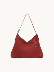 SURE SURE CROISSANT Medium Shoulder Bag - Velvet Red