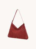 SURE SURE CROISSANT Medium Shoulder Bag - Velvet Red
