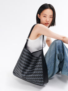 MONOGRAM 3.0 SOFT LOOP Large Shoulder Bag - Black
